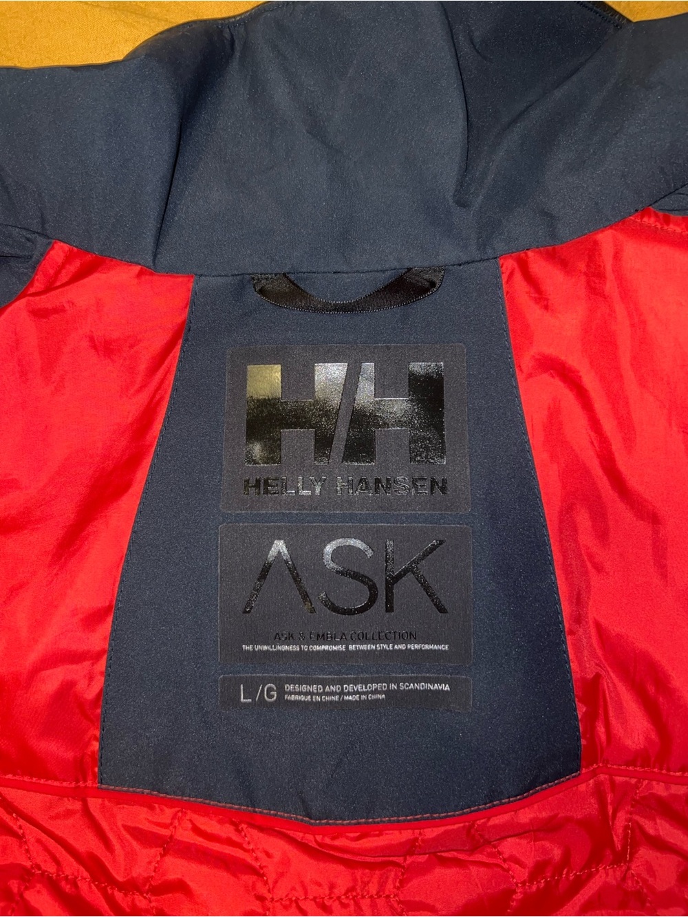 Helly Hansen Red and Navy coat